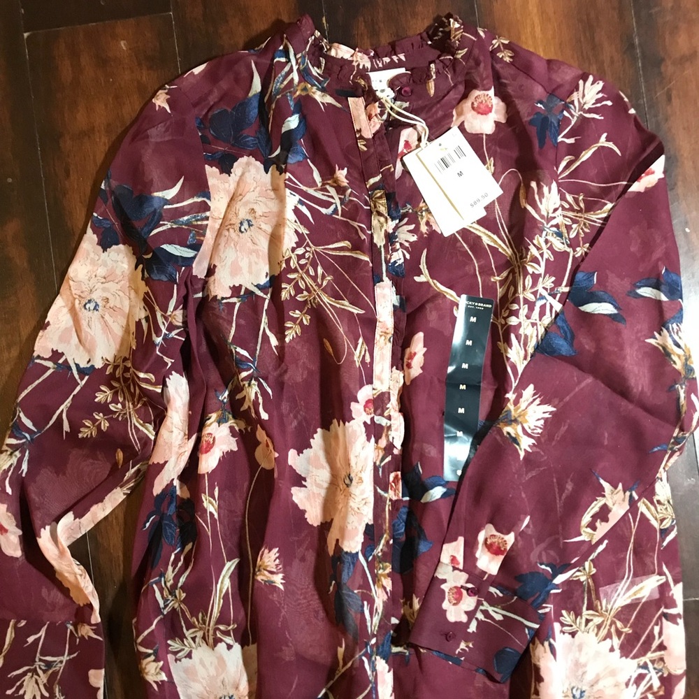 FINAL PRICE ‼️ Lucky Brand Floral Blouse ✨✨